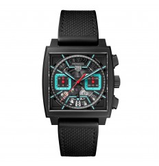 TAG Heuer Monaco Cronografo 39mm para hombre Titanio Turquesa CBL2184.FT6236