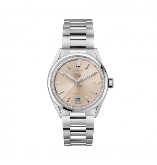 TAG Heuer Carrera 36 mm para mujer Diamantes Rosa WBN231A.BA0001