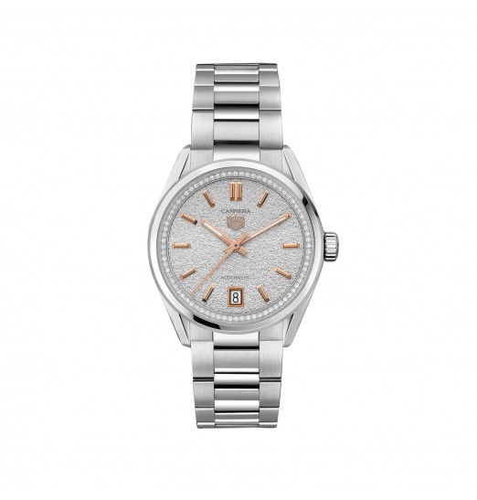 TAG Heuer Carrera 36 mm para mujer Diamantes Plata WBN231B.BA0001
