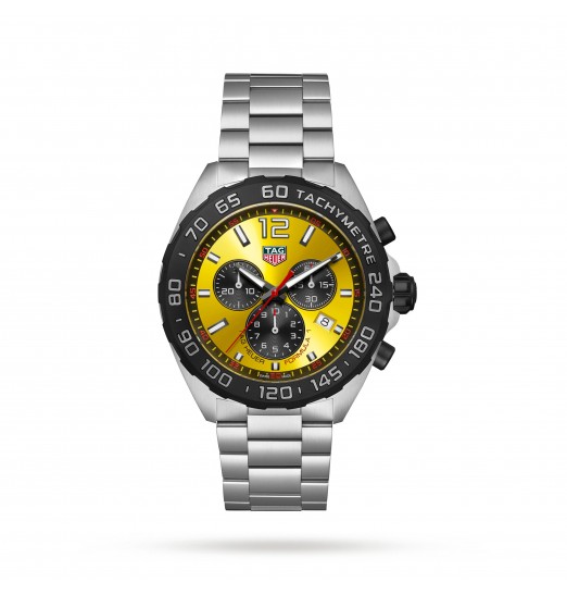 TAG Heuer Formula 1 Cronografo de cuarzo 200M 43 mm para hombre Amarillo CAZ101AM.BA0842