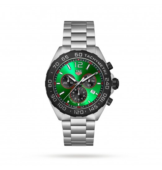 TAG Heuer Formula 1 Cronografo de cuarzo 200M 43 mm para hombre Verde CAZ101AP.BA0842