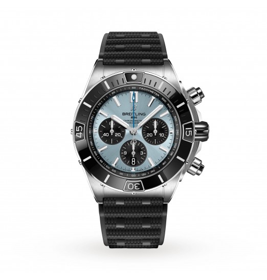 Breitling Super Chronomat B01 44 Acero inoxidable y platino - azul hielo PB0136251C1S
