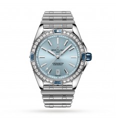 Breitling Super Chronomat Automatico 38 de pulsera de acero inoxidable azul A17356531C1A1