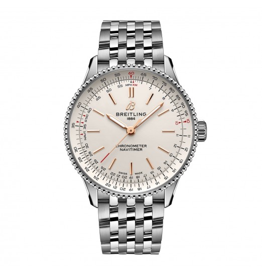 Breitling Navitimer 36 mm para mujer plateado A17327211G1A1