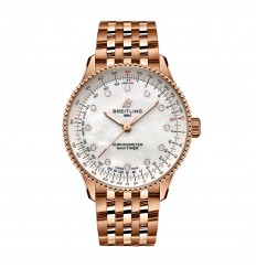 Breitling Navitimer 36 mm para mujer Madreperla blanca Oro rojo de 18 k R17327211A1R1