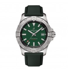 Breitling Avenger Automatico 42mm para hombre Cuero verde A17328101L1X1
