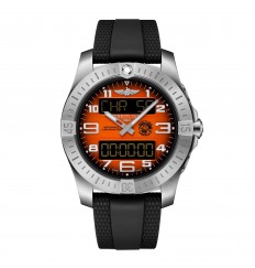 Breitling Aerospace B70 Orbiter 25th Anniversary 43mm para hombre Caucho naranja EB70101A1O1S1