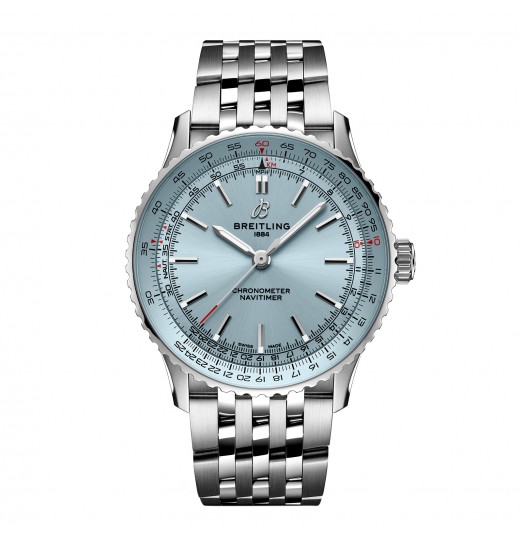 Breitling Navitimer Automatico 41mm para hombre Acero inoxidable azul claro A17329171C1A1