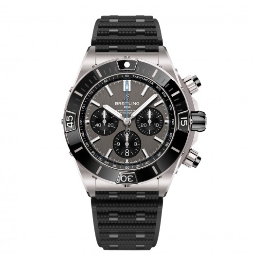 Breitling Super Chronomat B01 44mm para hombre Caucho gris EB0136251M1S1