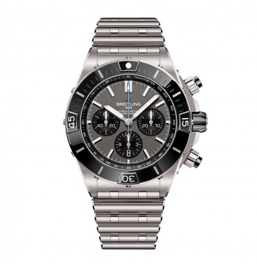 Breitling Super Chronomat B01 44mm para hombre Acero inoxidable gris EB0136251M1E1