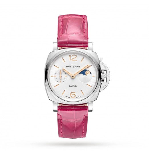 Panerai Luminor Due Luna Moonphase 38mm para mujer - Rosa PAM01180