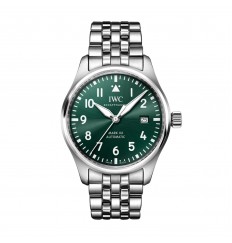 IWC Pilot's Mark XX 40mm para hombre verde IW328206