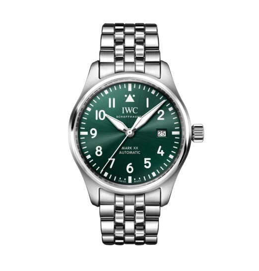 IWC Pilot's Mark XX 40mm para hombre verde IW328206