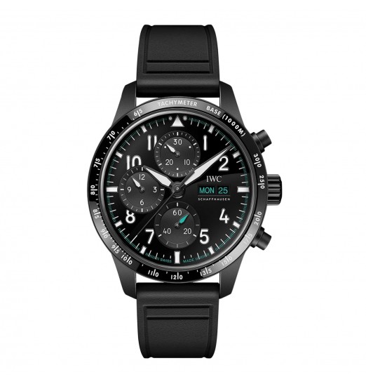 IWC Pilot Performance Chronograph 41mm Mercedes AMG Petronas Formula OneTM Team para hombre Caucho negro IW388306