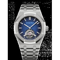 Audemars Piguet Royal Oak Ultra Thin Tourbillon Titanium/Ahumado Azul Evoltive/Yoshida 26522TI.OO.1220TI.01