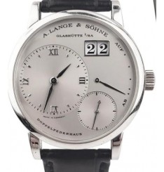 A Lange&Sohne Lange 1 'Kleine 1' romano plateado mecanico de platino de 36 mm 111.025 réplica de reloj