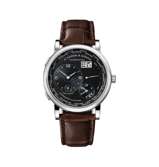 A Lange&Sohne LANGE 1 ZONA HORARIA en oro blanco de 18 quilates 136.029 réplica de reloj