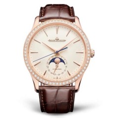 Jaeger-LeCoultre Master Ultra Thin Moon Oro rosa Diamante 1362502 réplica de reloj