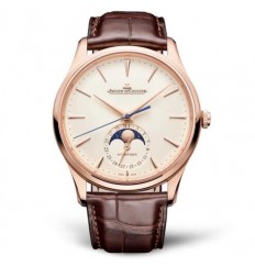 Jaeger-LeCoultre Master Ultra Thin Moon Pink Gold Esfera de cascara de huevo 1362510 réplica de reloj