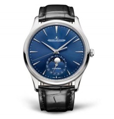 Jaeger-LeCoultre Master Ultra Thin Moon acero inoxidable esfera azul 1368480 réplica de reloj