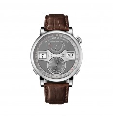 A Lange&Sohne ZEITWERK FECHA Oro blanco 18 quilates 148.038 réplica de reloj