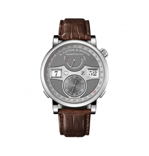 A Lange&Sohne ZEITWERK FECHA Oro blanco 18 quilates 148.038 réplica de reloj