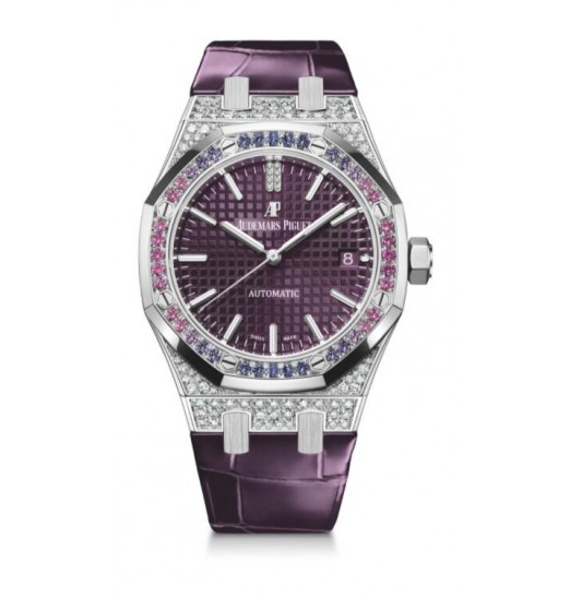 Audemars Piguet Royal Oak 15452 Autobobinado Oro blanco 15452BC.ZY.D600CR.01 réplica de reloj