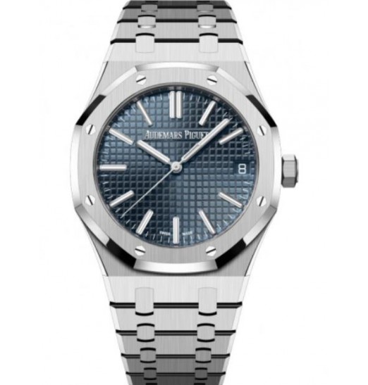 Audemars Piguet Royal Oak Automatico 50 Aniversario Acero inoxidable 41 mm Esfera azul con indice 15510ST.OO.1320ST.01 réplica de reloj