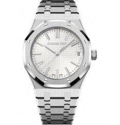 Audemars Piguet Royal Oak Automatico 50 Aniversario Acero inoxidable 41 mm Esfera plateada con indice 15510ST.OO.1320ST.03 réplica de reloj Audemars Piguet Royal Oak Automatico 50 Aniversario Acero inoxidable 41 mm Esfera plateada con indice 15510ST.OO.1320ST.03 réplica de reloj