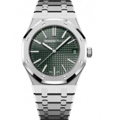 Audemars Piguet Royal Oak Automatico 50 Aniversario Acero inoxidable 41 mm Esfera verde con indice 15510ST.OO.1320ST.04 réplica de reloj Audemars Piguet Royal Oak Automatico 50 Aniversario Acero inoxidable 41 mm Esfera verde con indice 15510ST.OO.1320ST.04 réplica de reloj