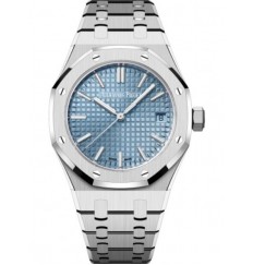 Audemars Piguet Royal Oak Automatico Acero inoxidable 37 mm Esfera azul claro 15550ST.OO.1356ST.04 réplica de reloj