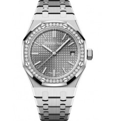 Audemars Piguet Royal Oak Automatico Acero inoxidable 37 mm Esfera gris Diamante 15551ST.ZZ.1356ST.03 réplica de reloj Audemars Piguet Royal Oak Automatico Acero inoxidable 37 mm Esfera gris Diamante 15551ST.ZZ.1356ST.03 réplica de reloj