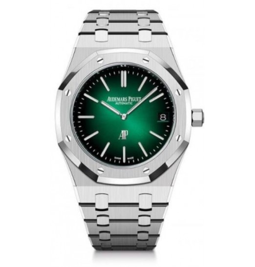 Audemars Piguet Royal Oak Jumbo Extra-Thin Platinum 39mm Verde 16202PT.OO.1240PT.01 réplica de reloj