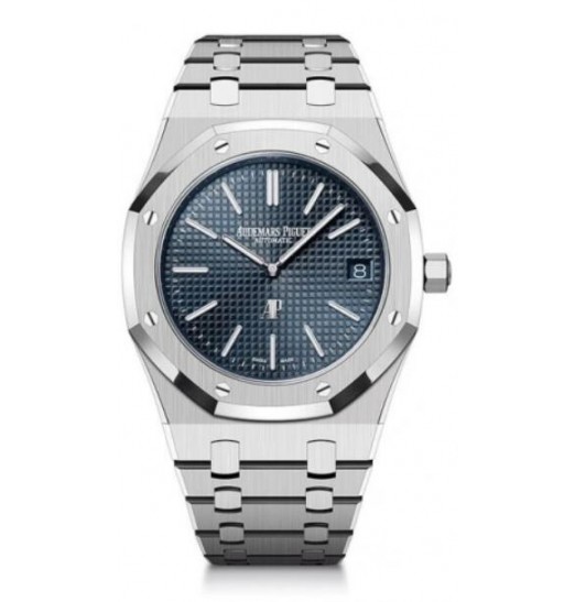 Audemars Piguet Royal Oak Jumbo Extrafino Acero Inoxidable 39mm Azul 16202ST.OO.1240ST.01 réplica de reloj