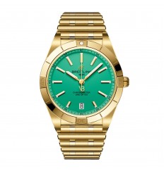 Breitling Chronomat Automatico 36 mm Victoria Beckham Edicion limitada para mujer Oro amarillo menta K103801A1L1K1 réplica de reloj