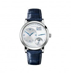 A Lange&Sohne LITTLE LANGE 1 MOONPHASE 25 Aniversario en oro blanco de 18 quilates 182.066 réplica de reloj