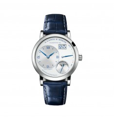 A Lange&Sohne LITTLE LANGE 1 MOONPHASE 25 Aniversario en oro blanco de 18 quilates 182.066 réplica de reloj