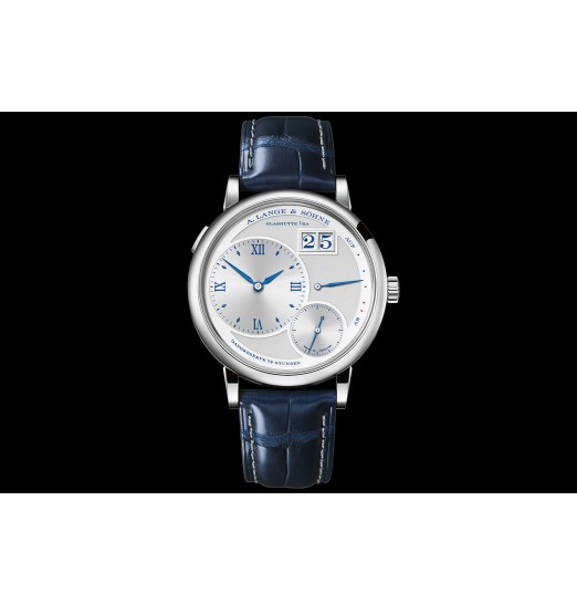 A. Lange y Sohne Lange 1 25 aniversario 191.066 18k WG Half Hunter LIMITED réplica de reloj