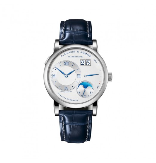 A Lange&Sohne LANGE 1 FASE LUNA 25 Aniversario Oro blanco 18 quilates 192.066 réplica de reloj