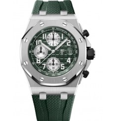 Audemars Piguet Royal Oak Offshore Automatico Cronografo Titanio 42mm Esfera verde 26238TI.OO.A056CA.01 réplica de reloj