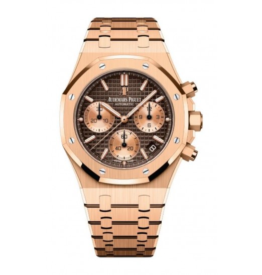 Audemars Piguet Royal Oak Cronografo de cuerda automatica 41 Oro rosa 26239OR.OO.1220OR.01 réplica de reloj