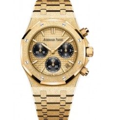 Audemars Piguet Royal Oak Automatico Cronografo Oro amarillo esmerilado 41 mm 26240BA.GG.1324BA.01 réplica de reloj