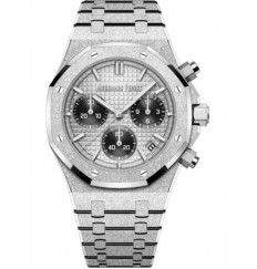 Audemars Piguet Royal Oak Automatico Cronografo Frosted White Gold 41mm Gris 26240BC.GG.1324BC.01 réplica de reloj
