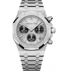 Audemars Piguet Royal Oak Automatico Cronografo Frosted White Gold 41mm Gris 26240BC.GG.1324BC.01 réplica de reloj