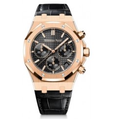 Audemars Piguet Piguet Royal Oak Automatico Cronografo Oro rosa 41 mm Esfera negra 26240OR.OO.D002CR.01 réplica de reloj Audemars Piguet Piguet Royal Oak Automatico Cronografo Oro rosa 41 mm Esfera negra 26240OR.OO.D002CR.01 réplica de reloj