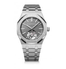 Tourbillon volante automatico Audemars Piguet Royal Oak gris titanio 26530TI.OO.1220TI.01 réplica de reloj Tourbillon volante automatico Audemars Piguet Royal Oak gris titanio 26530TI.OO.1220TI.01 réplica de reloj