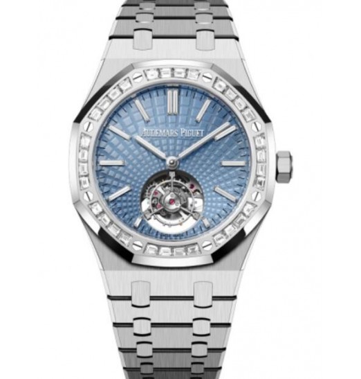 Audemars Piguet Royal Oak Automatico Tourbillon Volador Platino 41mm Azul Claro 26535PT.ZZ.1220PT.01 réplica de reloj Audemars Piguet Royal Oak Automatico Tourbillon Volador Platino 41mm Azul Claro 26535PT.ZZ.1220PT.01 réplica de reloj