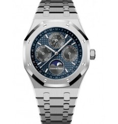 Audemars Piguet Royal Oak Calendario Perpetuo Titanio 41mm Azul 26574TI.OO.1220TI.01 réplica de reloj