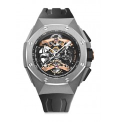 Audemars Piguet Royal Oak Concept Selfwinding Tourbillon Chronograph calado Edicion limitada 26612TI.OO.D002CA.01 réplica de reloj Audemars Piguet Royal Oak Concept Selfwinding Tourbillon Chronograph calado Edicion limitada 26612TI.OO.D002CA.01 réplica de reloj