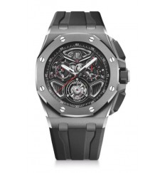 Audemars Piguet Royal Oak Offshore Selfwinding Flying Tourbillon Cronografo Titanio Edicion limitada 26622TI.GG.D002CA.01 réplica de reloj